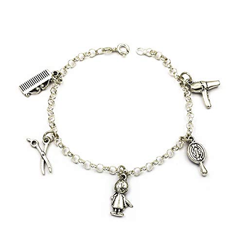 Silver & Steel Pulseras Profesiones (Peluquera)