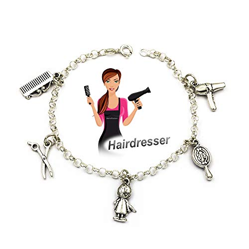 Silver & Steel Pulseras Profesiones (Peluquera)