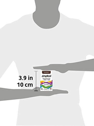 Simplicol Expert Fabric Dye Tinte de Coloración para Textiles: Lavado a Mano o Lavadora - Tiñe y Restaura Sus Telas y Ropa - marrón