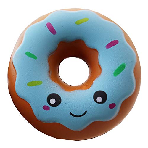 Simulación Soft Squishies, lenta Rising blandos Juguetes juguete del apretón de Kawaii del buñuelo crema perfumada blando buñuelo juguetes de lenta Rising Squeeze contra el estrés juguete suave pan di
