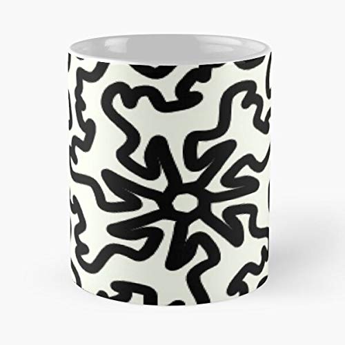 Single Point Mandala Energy Center Floral Pattern Good Vibes Harmony In Motion For Art Classic Mug - Unique Gift Ideas For Her From Daughter Or Son Cool Novelty Cups 11 Oz.
