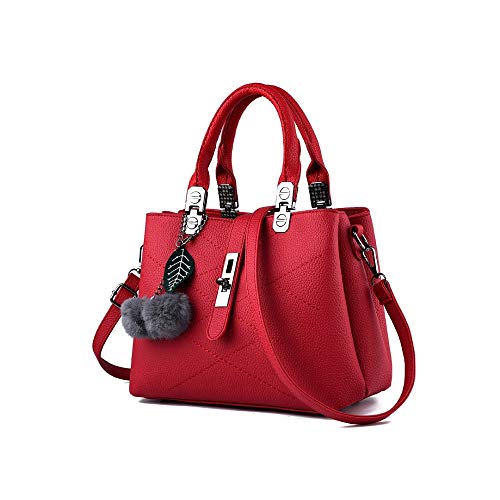 Sipobuy 2019 New Wave bolsos de mujer Messenger Bag Ladies Shoulder Tote bolso femenino para mujer, rojo