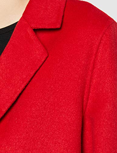 Sisley Coat Abrigo, Rojo (Rossol 015), 42 (Talla del fabricante: 40) para Mujer