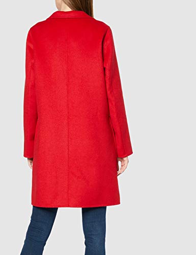 Sisley Coat Abrigo, Rojo (Rossol 015), 42 (Talla del fabricante: 40) para Mujer