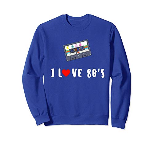 Situen I Love The 80s Cassette Tapes 1980s Radio Music Sweatshirt - Sweatshirt For Men and Woman.