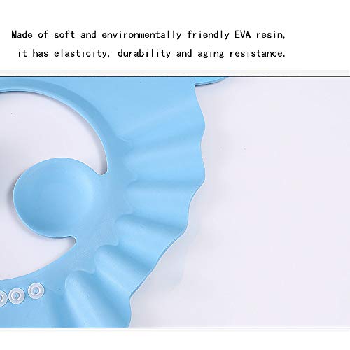 SJaninehps EVA Cap champú Infantil, Ducha Impermeable de Casquillo de los niños Casquillo de Ducha de bebé (Color : A)