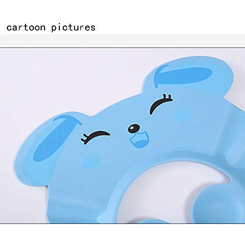 SJaninehps EVA Cap champú Infantil, Ducha Impermeable de Casquillo de los niños Casquillo de Ducha de bebé (Color : A)