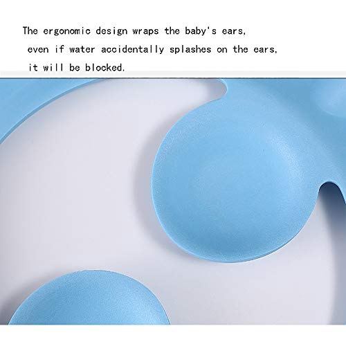 SJaninehps EVA Cap champú Infantil, Ducha Impermeable de Casquillo de los niños Casquillo de Ducha de bebé (Color : A)
