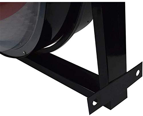 SJB Barbería LED Barberos Polo Aire Libre 27” / 38” LED de Poste del Peluquero Molino Ronda Luz giratoria Spinning Rojo Azul Blanco Las Tiras de Pelo del salón eléctrico Abrir sesión Lámpara de Pared