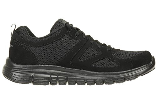 Skechers Burns 52635-bbk, Zapatillas para Hombre, Negro (Black 52635/Bbk), 41 EU