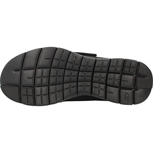 Skechers Flex Ventaja 2.0 Gurn para Hombre Malla Entrenador 11 UK/ 46 EU Negro/Negro