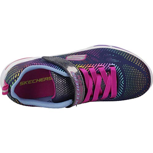 Skechers Girls' Litebeams-Gleam N'DREAM Trainers, Blue (Navy/Multi Nvmt), 3 (36 EU)