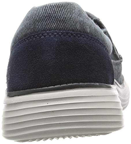 Skechers Men's Status 2.0-Mosent Moccasins, Blue (Blue Blu), 8 UK (42 EU)