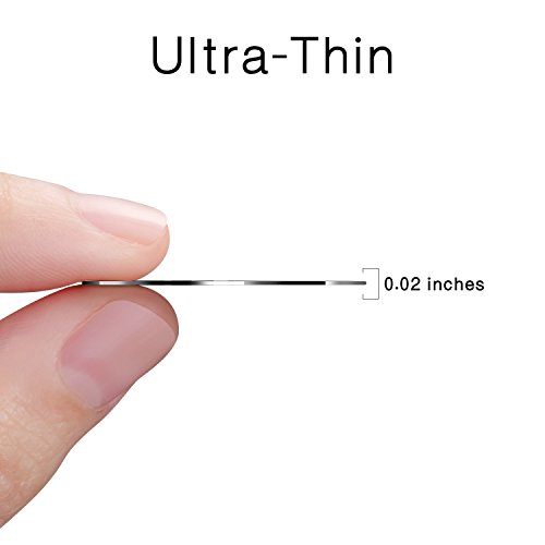 Skyee 8 Piezas láminas Metálicas con 3M Adhesivos Muy Finas Reemplazo de la Placas Metálicas para Soporte del Coche del Teléfono (4 Redondas y 4 rectangulares) imán movil Coche - Plata