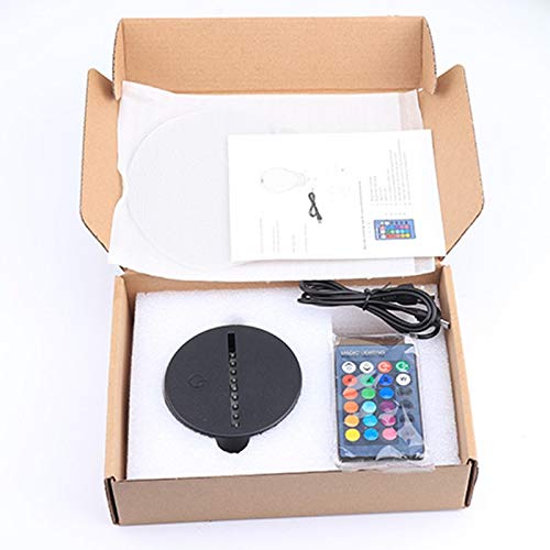 Sloppy Elephant Rat Parrot Animal 3D Night Light Acrílico Ilusión estereoscópica 7 Color Niños Amigos Regalo Juguete