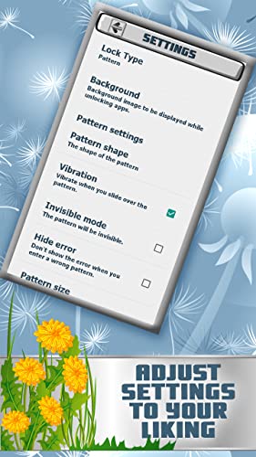 Smart App Lock Tema del diente de león