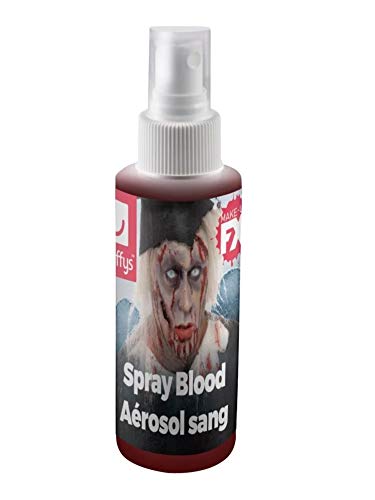 Smiffy'S 37809 Spray Sangre Con Atomizador De Bombeo, Rojo