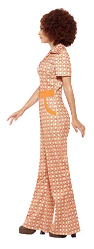 Smiffys Auténtico Traje Elegante de los años 70, con Mono