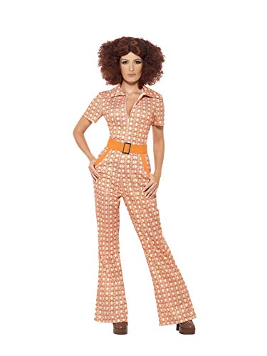 Smiffys Disfraz elegante de los años 70  con traje multicolor, talla: mediana