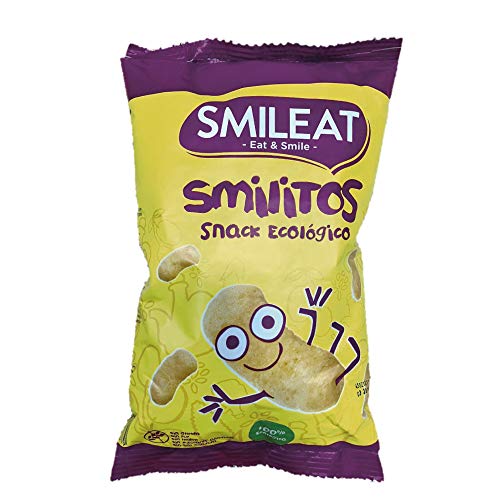 Smilitos Gusanitos de Maiz Ecologico 85% y Aceite de Oliva Virgen Extra 15% 38 g