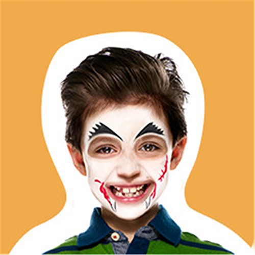 Snazaroo Vampiro pintura facial, color negro, blanco, rojo, única