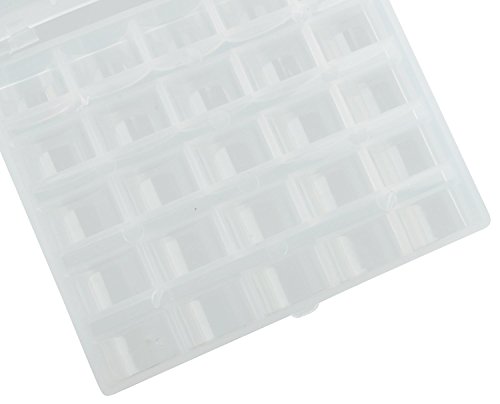 SODIAL(R) Caja Organizador Translucido Sellado para Bobina
