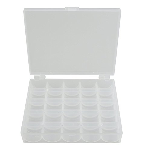 SODIAL(R) Caja Organizador Translucido Sellado para Bobina
