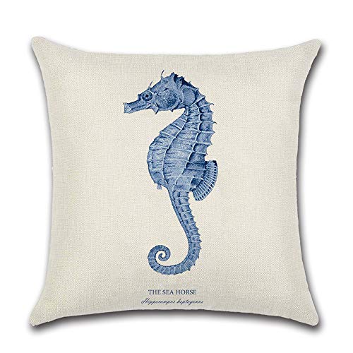 Soleebee Fundas de cojín de lino y algodón - Fundas de cojines para sofá, cama, decoración del hogar [juego de 4] [45 x 45 cm-Multicolor]