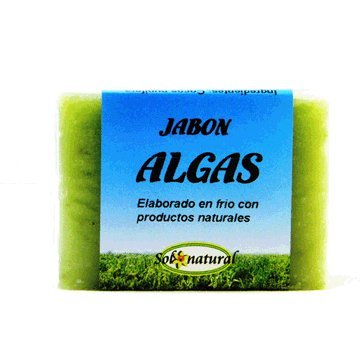Solnatural Jabon Pastilla Algas 1 Unidad 200 g