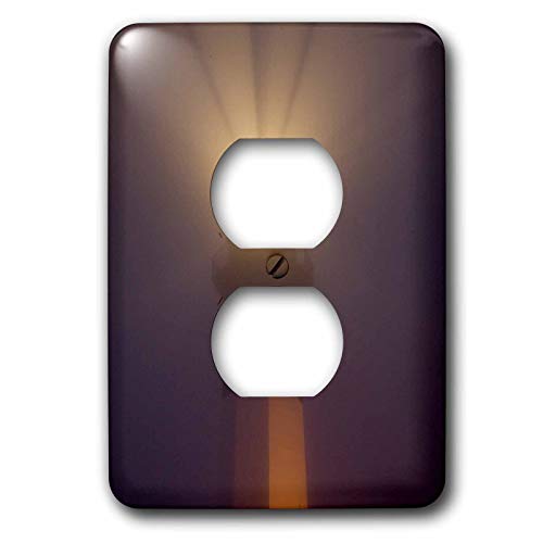 Solo dúplex receptáculo pared placa, salida placa de pared Georgia, Savannah Tybee Island Faro Us11 Jwl0199 Joanne Wells 2 enchufe cubierta