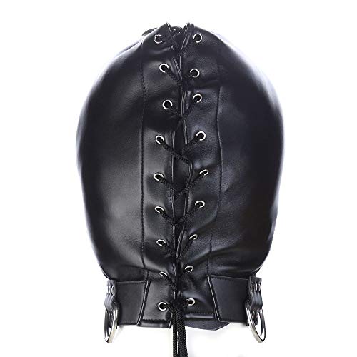 Sombrero De Cuero Negro PVC SM Máscara De Unión BD Adecuado para Hombres Y Mujeres Maquillaje Bola De Vestir
