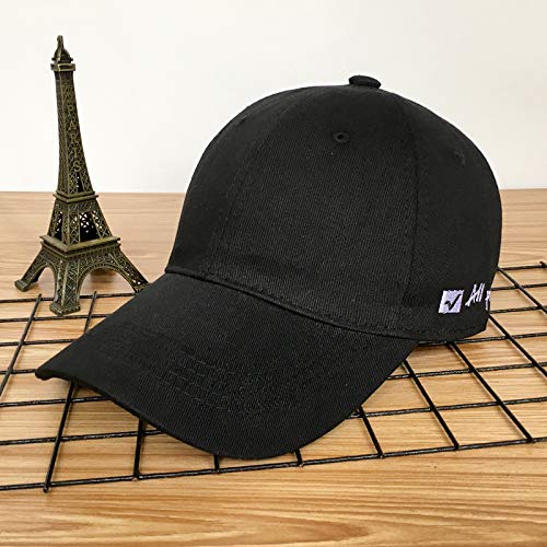 Sombrero Femenino de Verano Sombrero Femenino Estudiante Marea Gorra de béisbol Suave Superior Sombrero Masculino Coreano Casquillo del Bordado de la Letra Salvaje Ocasional