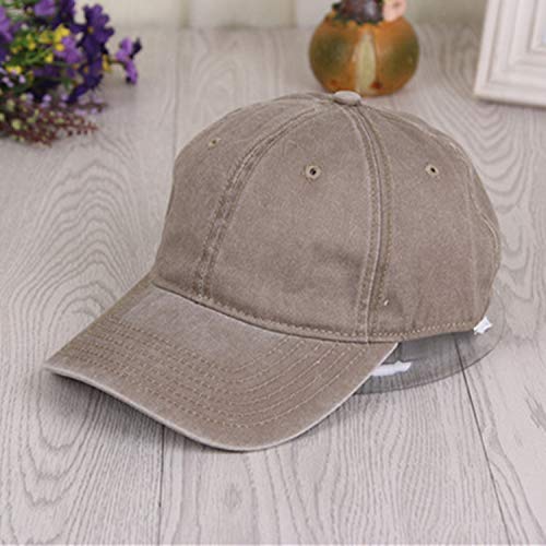 Sombrero Lavado con Tablero Ligero versión Coreana Gorra de béisbol de Color sólido Desgastado Primavera y Verano Hombres y Mujeres Gorra de sombrilla de Todo fósforo