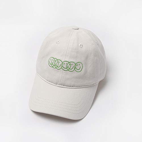 Sombrero para niños Nueva Tendencia Simple Cara Sonriente niño Coreano Gorra de béisbol Hip-Hop Gorro de bebé cálido y a Prueba de Viento