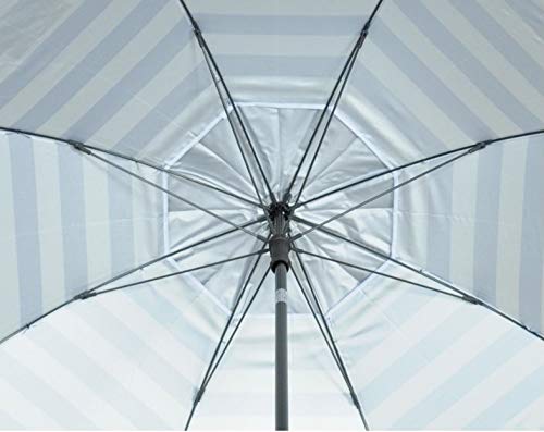 Sombrilla Crevicosta - Sombrilla con espiral, aluminio reforzado, diseño Orgullo, 200 cm de diámetro de parasol
