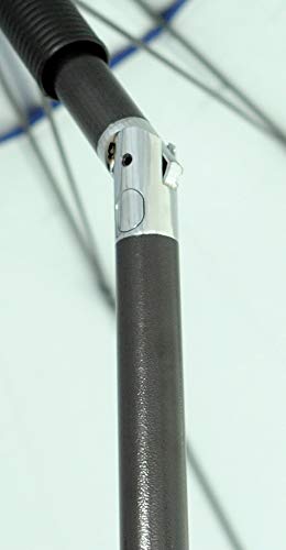 Sombrilla Crevicosta - Sombrilla con espiral, aluminio reforzado, diseño Orgullo, 200 cm de diámetro de parasol