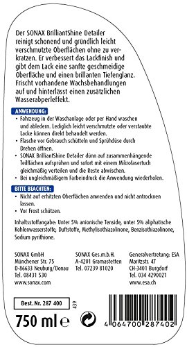 SONAX 02874000-544 Restaurador del Brillo, 750 ml