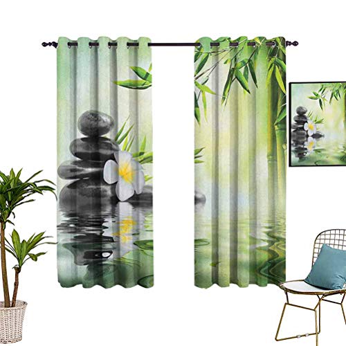 SONGDAYONE Southwestern - Forro de cortina opaca tradicional con bordes verticales inspirados en el arte primitivo Ikat estilo antiguo reductor de luz multicolor, poliéster, Color08, W63 x L63 Inch