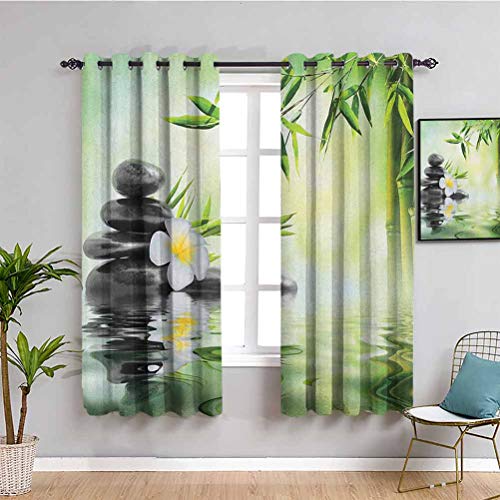 SONGDAYONE Southwestern - Forro de cortina opaca tradicional con bordes verticales inspirados en el arte primitivo Ikat estilo antiguo reductor de luz multicolor, poliéster, Color08, W63 x L63 Inch