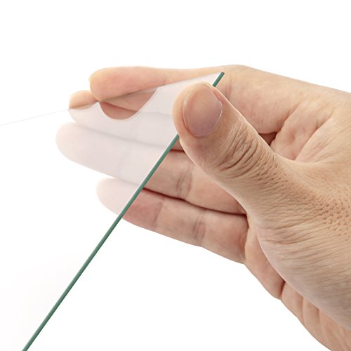 SONGMICS Juego de 5 Marcos de Fotos 10 x 15 cm, Portafotos de Madera, Vidrio Frontal, Regalo, Tablero de MDF Blanco RPF35WT