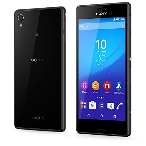 Sony M4 Aqua - Smartphone Libre de 5" (16 GB, 2 GB RAM, Android 5.0 Lollipop) Color Negro [Importado]
