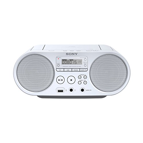 Sony ZSPS50W - Radio (CD, MP3) color blanco