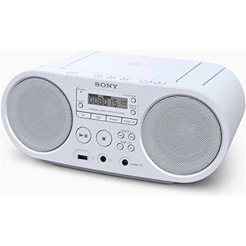 Sony ZSPS50W - Radio (CD, MP3) color blanco
