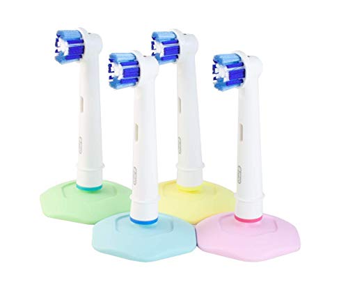 Soporte bHolder para cabezales de cepillos de dientes eléctricos Oral-B, solución higiénica, eficaz ventosa, 4 unidades, fabricado en Suecia