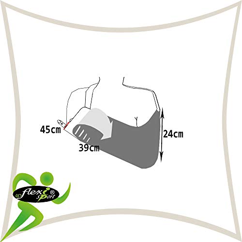 Soportes de brazos (ribete negro) El diseño único previene el dolor de cuello. Máximo confort cabestrillo soporte de brazo y de hombros.