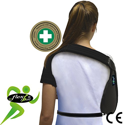 Soportes de brazos (ribete negro) El diseño único previene el dolor de cuello. Máximo confort cabestrillo soporte de brazo y de hombros.