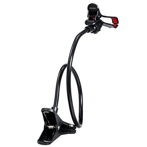 Sostenedor para télefono móvil, Breett soporte universal de clip para el teléfono móvil Soporte perezoso flexible brazos largos para iPhone 6 plus/6/5s/5/4S/4, dispositivos de GPS