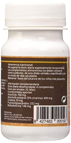 SOTYA - SOTYA Alcachofera 100 comprimidos