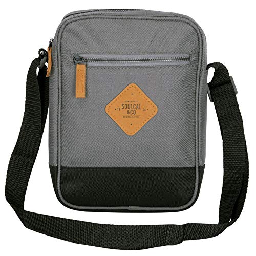 SoulCal Unisex Mini Bolsa De Artilugio Carbón/Negro Talla única