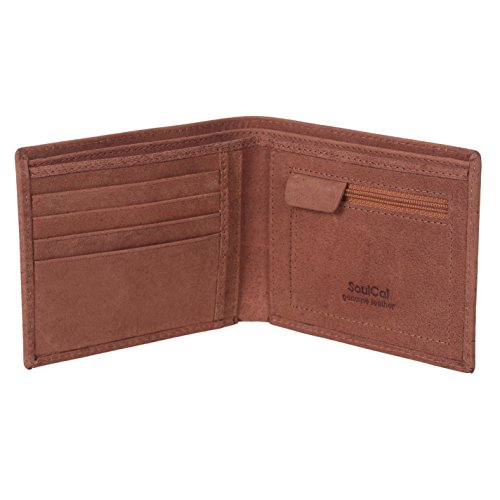 SoulCal Unisex Signature Cartera Billetero Coñac Talla única